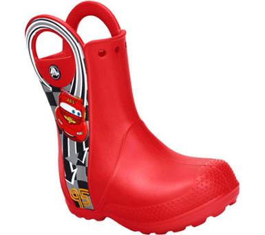 Crocs kids handle it McQueen rain boot